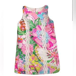 Lilly Pulitzer for Target Nosie Posey Floral Shift Dress Girl's XS 4/5